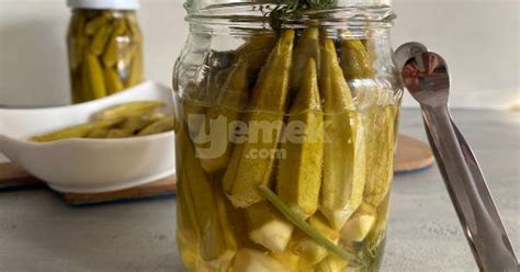 Bamya Turşusu Tarifi (Resimli Anlatım) Yemek Tarifleri.